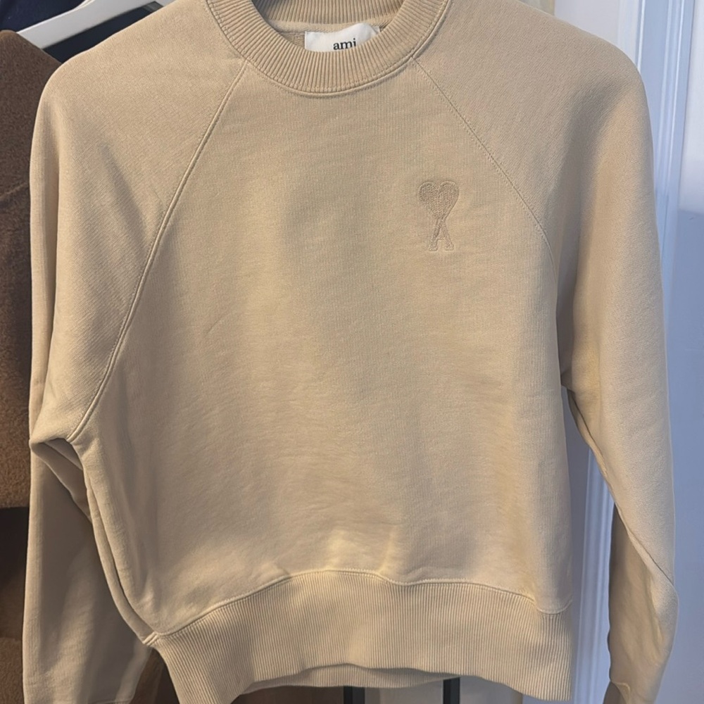 Ami Paris sweatshirt in Beige XS